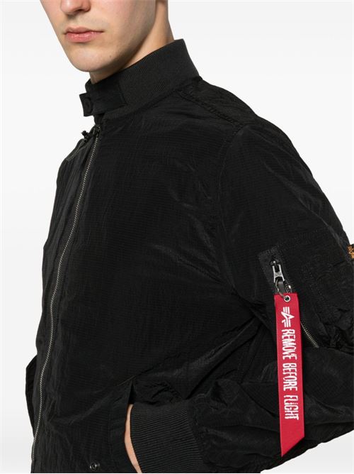 Bomber uomo Alpha Industries nero ripstop Alpha Industries | 26611103